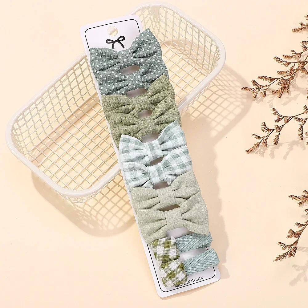 10Pcs/Lot Children's Girl Hairpins Cute Headwear Bow for Babys Scrunchie Hair Clips Kids Barrettes Headwear Hair Accessories