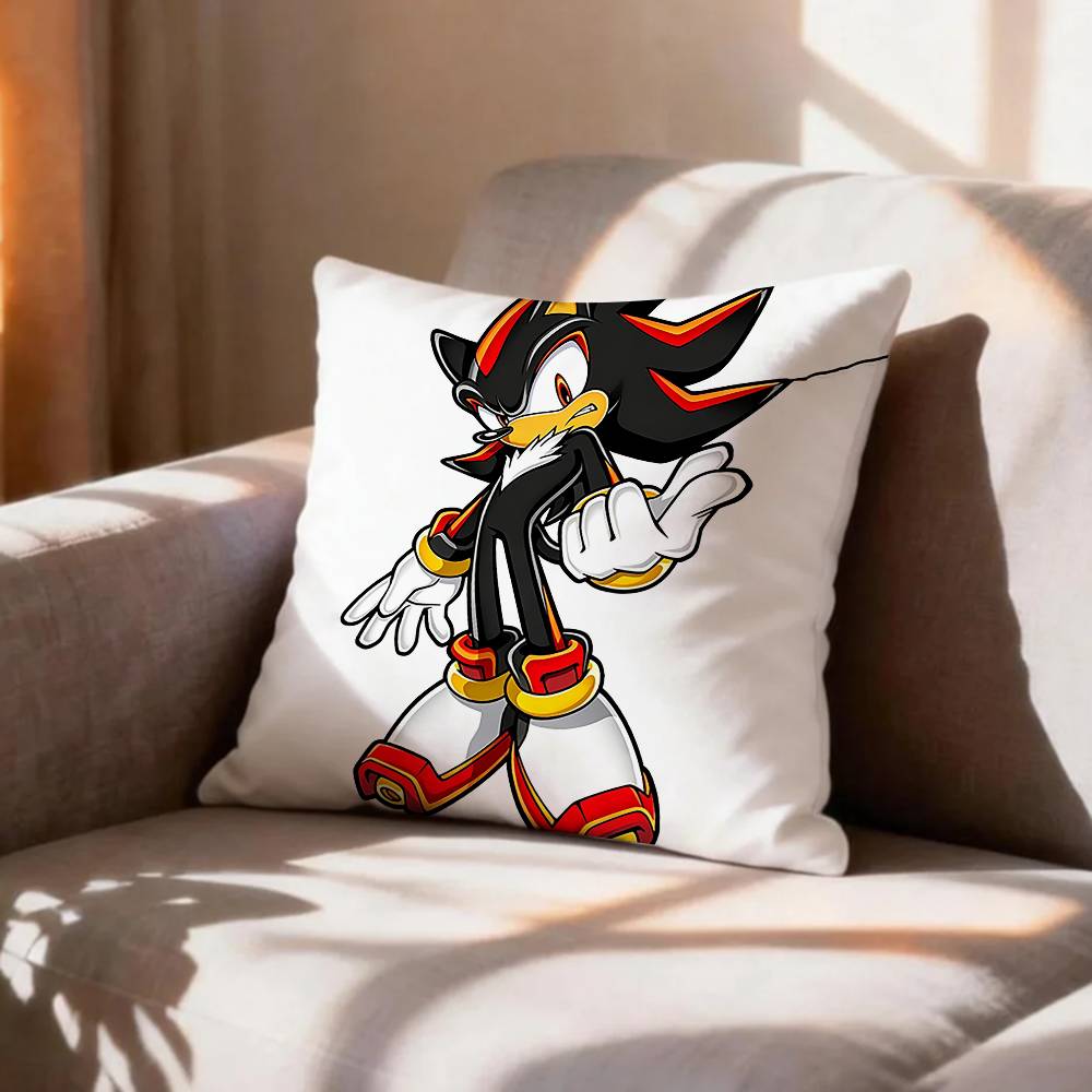 COOL SShadows SSonics Hedgehog Pillow Case Pattern Printed Pillowcase For Living Room Sofa Cushion Cover