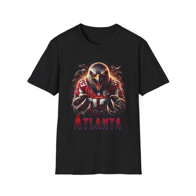 Atlanta Falcons Horror T-Shirt Unisex Softstyle T-Shirt
