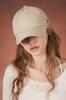 Silver Stud Over Fit Ball Cap Beige [VARZAR]