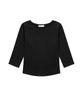Pepeulli Boat Neck 3/4 Sleeve Tee (Black)