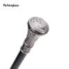 Roaring Bear Head Totem Relief Walking Cane Fashion Walking Stick Gentleman Crosier Knob Walking Stick 93cm
