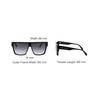 Alexander Mcqueen Irregular Frame Sunglasses Men Sunglasses Black AM0354S001