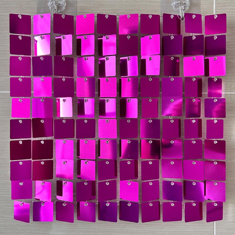 Polychromeshimmer Wall Backdrop 3D Sequin Panel Backdrop Art Wall Backgroud Cloth Wedding Birthday Party Backdrop Decor