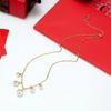 CHHC Temperament Zircon Clavicle Chain Pendant - Light Luxury Casual Necklace