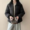 TIFICY Women's Fashion Casual Fall Winter Solid Color Print Long Sleeve Jackets & Coats Down Coats