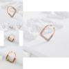 Elegant U-shaped Ear Clips With Alloy Plating Ideal For Birthdays And Weddings