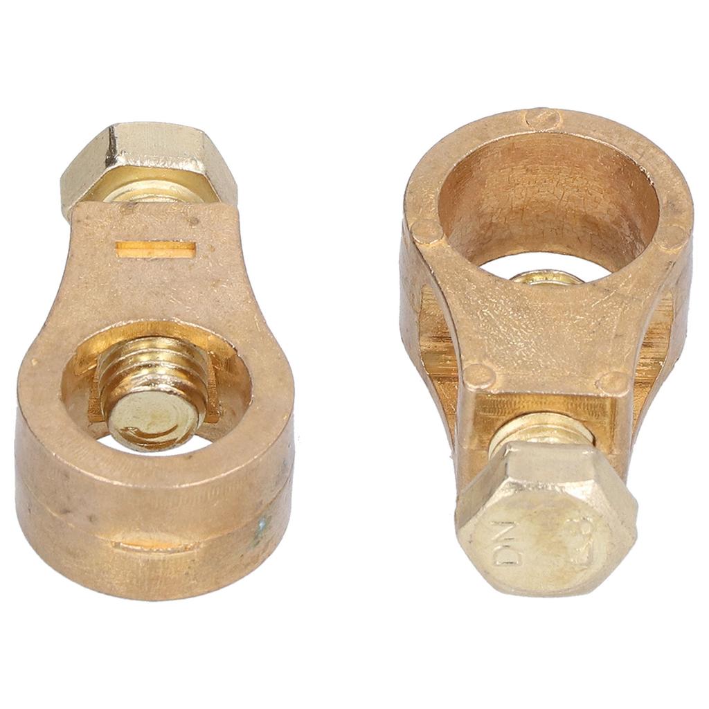 Pure Copper Battery Terminal Positive Negative Wire Connector Clamp Good Conductivity Universal