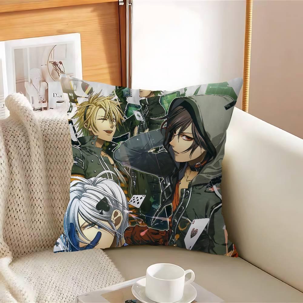 Anime A-AM-NESIA Cushion Cover Car Throw Pillow Case For Sofa Car Christmas Gift 40x40cm 45x45cm