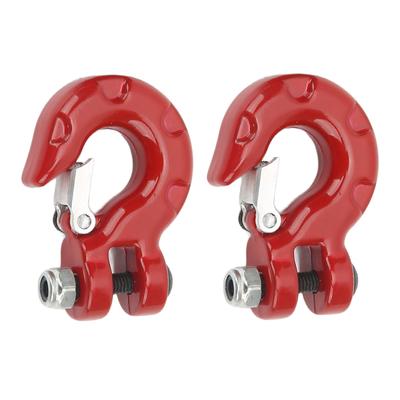 2PCS RC Tow Hook RC Simulation Climbing Car Zinc Alloy Tow Hook for 1:10 Axial SCX10 for Traxxas D90 for Redcat