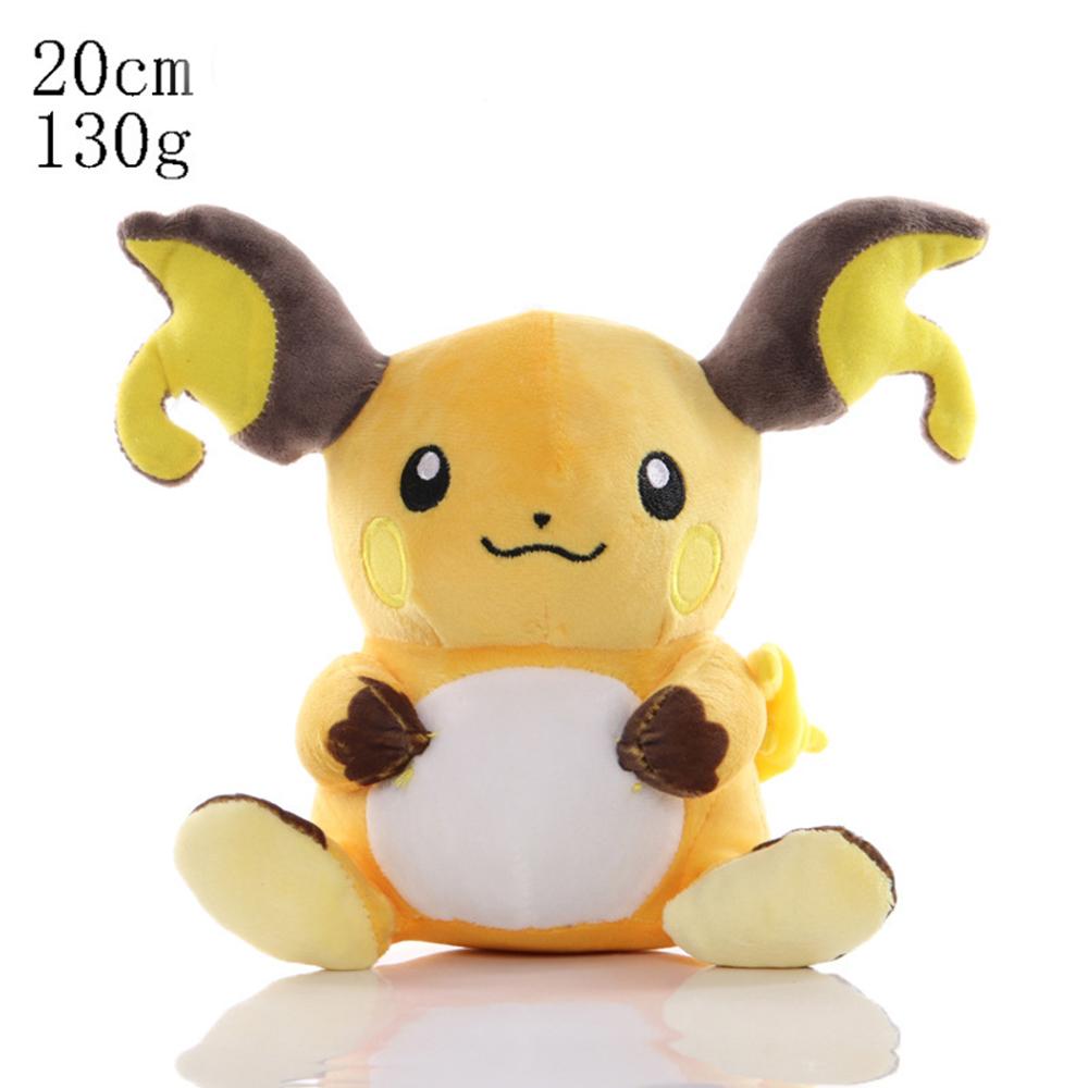 70 Styles New Plush Toy Bulbasaur Charmander Squirtle Pikachu Cute Cartoon Anime Figure Stuffed Doll Kids Gifts