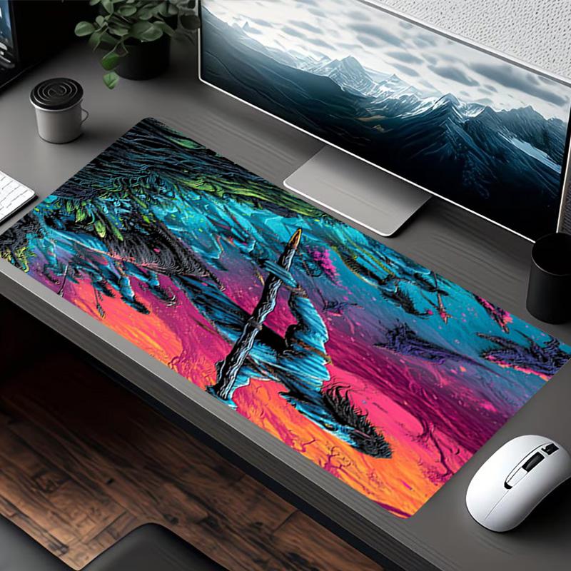 Podložka pod myš s potiskem Avatara, pro podložku pod klávesnici, podložka pro notebook PC pro kancelářské domácí použití, dekorace stolu, perfektní dárek k narozeninám pro hráče
