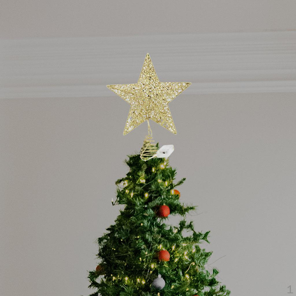

Tree Romantic Creative Christmas Top Ornaments Night Light for Living Room 20cm Gold