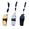 Lifeguards Survival Sport Clear Loud Lightweight Steel Whistle Loud Metal Whistles With Lanyard Professional Referees Whistle