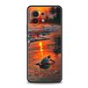 Handyhülle für Xiaomi Mi 15 14 14T 13T 12T Pro 12 13 11 Lite 5G 11T X6 X5 Pro Hülle Sommerstrand-Szene bei Sonnenuntergang auf dem Meer Palme