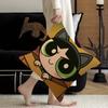 Kawaii PPowerpuff Anime GGirls Cushion Cover Pillow Cover Decor Pillowcase Printed Cushion Case for Couch