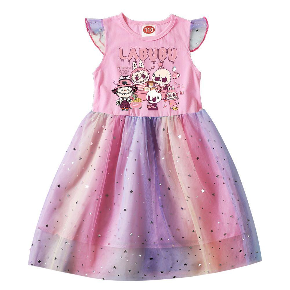 Summer Girls'  Dress, Children's Chiffon Dress, Festival Performance Dress