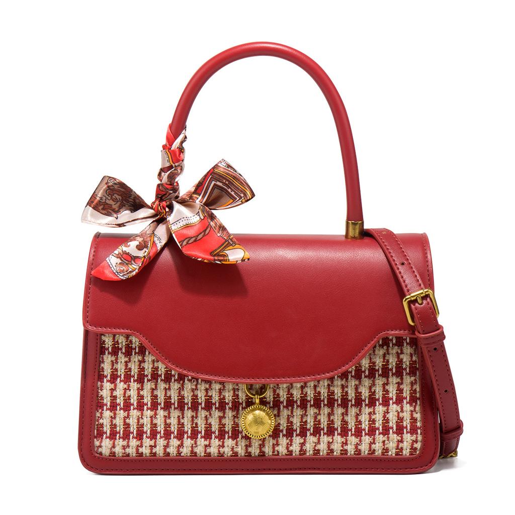 Women'S Wedding Bag Bridal Bag Premium Wedding Bag Women'S Atmosphere Red Niche Messenger Handbag