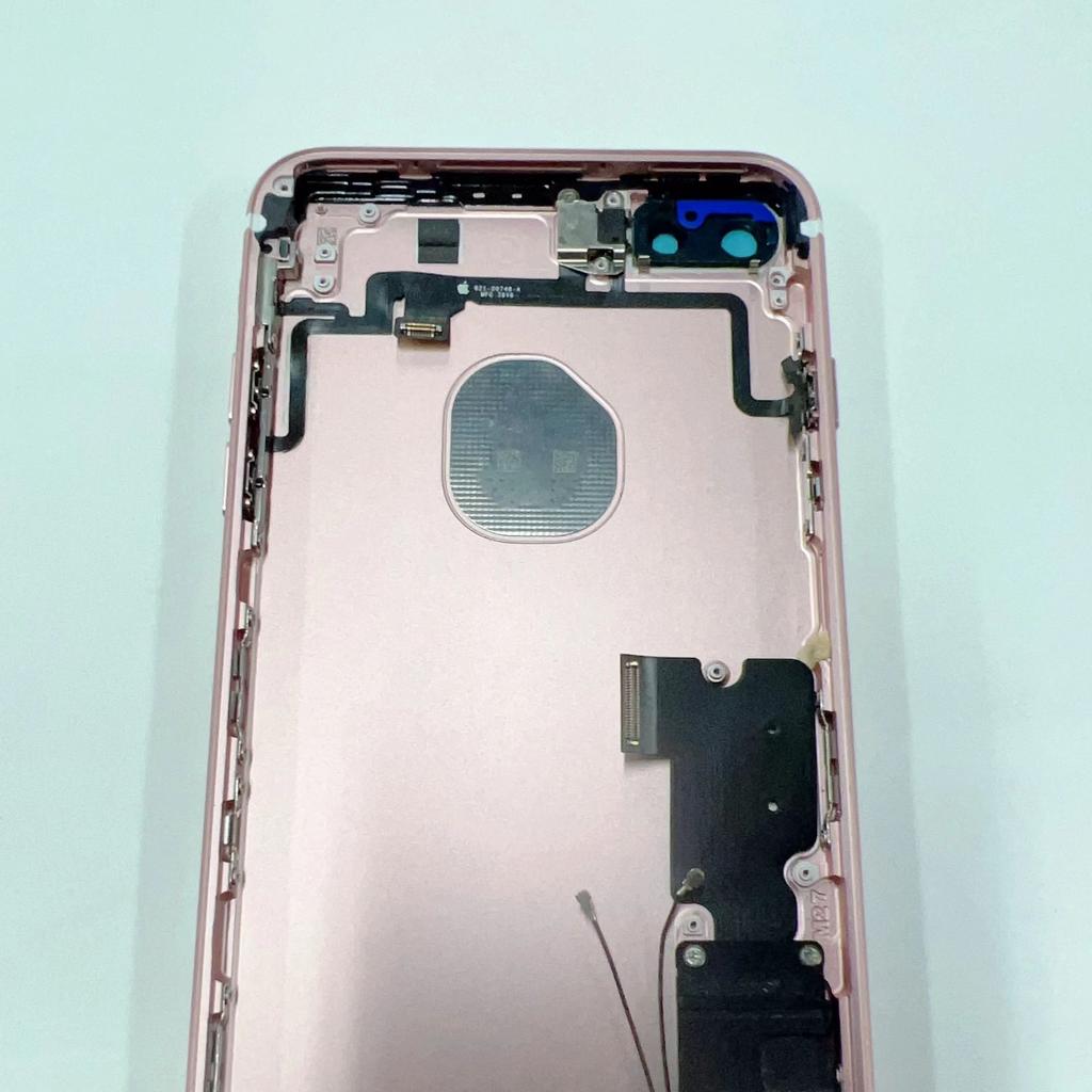 Für iPhone 7 7 Plus Batterierückgehäuseabdeckung mit vollem Kleinteile-Flex-Mittelrahmen mit seitlichen Tasten