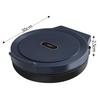 Deep Dish Electric Crepe Maker with Dual-Sided Heating - Large, Multifunctional Pan for Pancakes, Grilling, Baking, and Frying