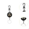 Retractable Keychain Holder Lightweight Multipurpose Key Chain Clip Keyring for Backpack Bags Purse