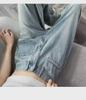 Women's High-Waist Straight Leg Jeans - Loose Fit, Perfect for Spring, Autumn, and Winter 2024