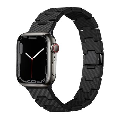 Carbon Fiber Strap For Apple Watch Band 44mm 40mm 45mm 41mm 38mm 42mm Silicone Watchband Bracelet iWatch Series 7 6 5 4 3 2 1 SE Band