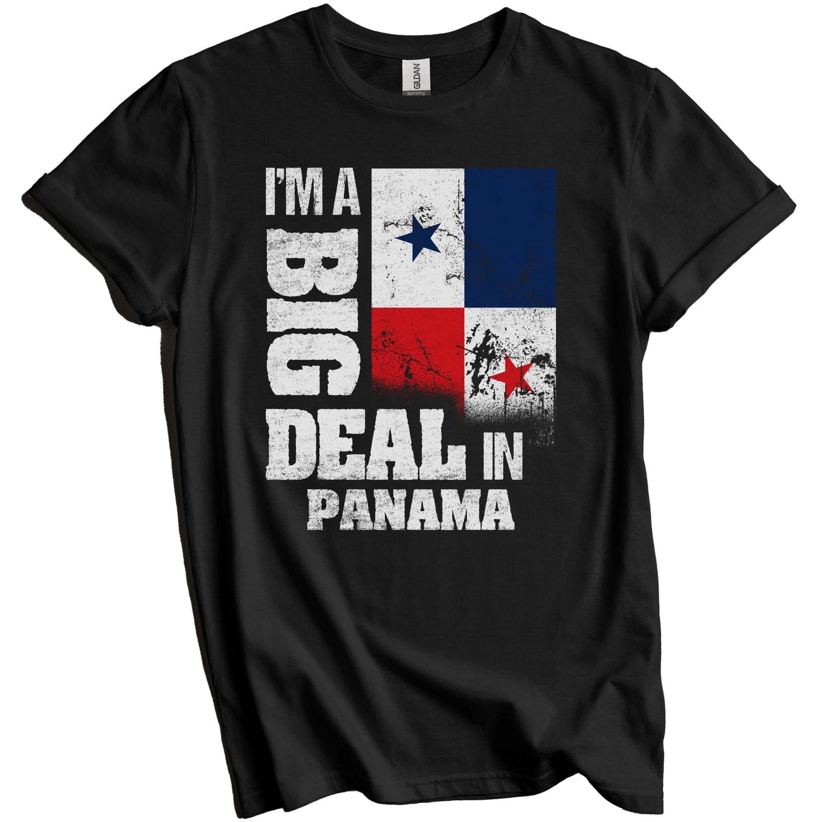I m A Big Deal In Panama Funny Panamanian Flag T-Shirt XL
