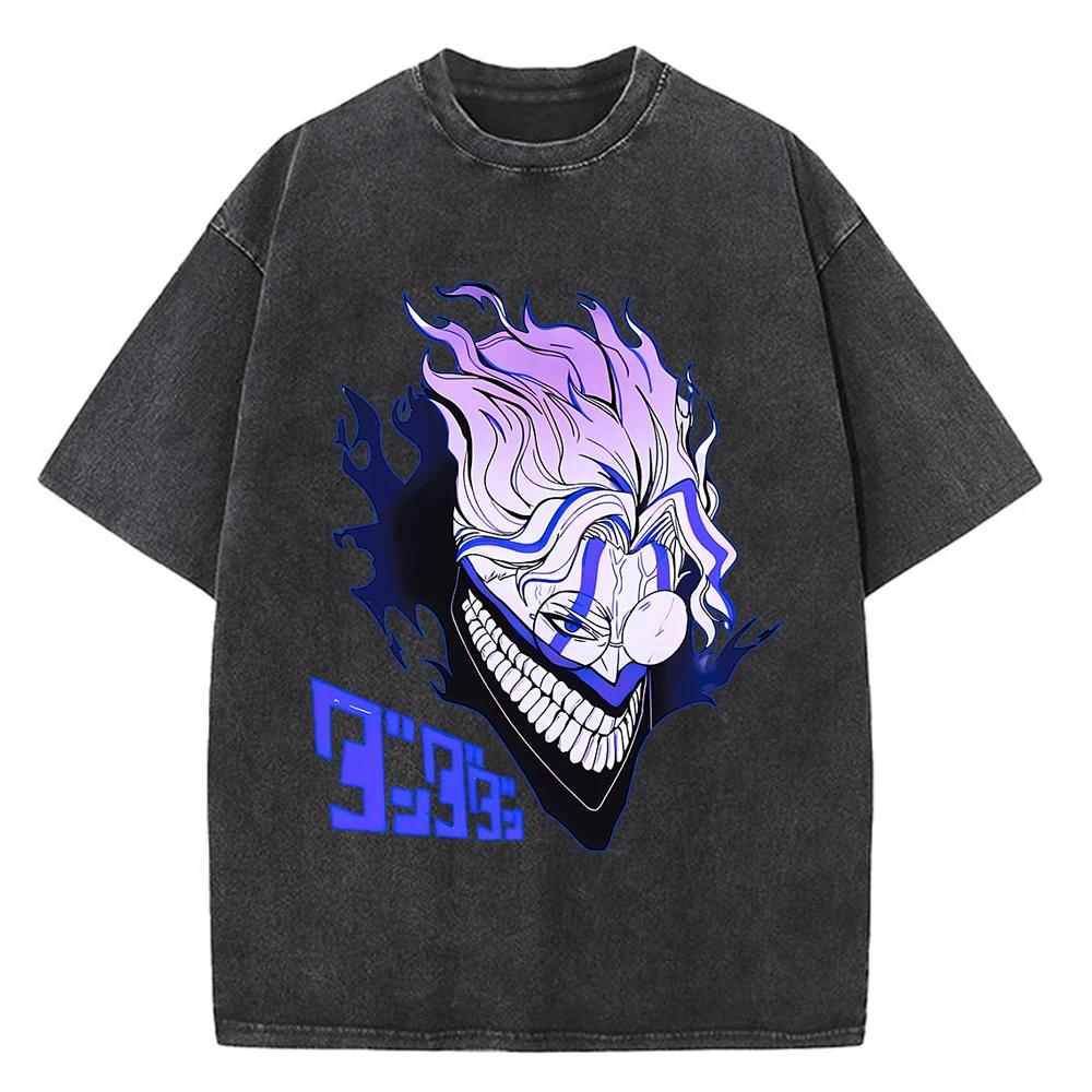 Japanese Anime Dandadan Okarun Tshirt Men T Shirt Cartoon High Quality Cotton Tshirt Aesthetic Fashion Tee Male S
