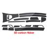 Pro Bmw E90 E92 E93 2005-2012 Lhd 5D Interiér vozu Obal s vzhledem karbonových vláken Ozdobná lišta