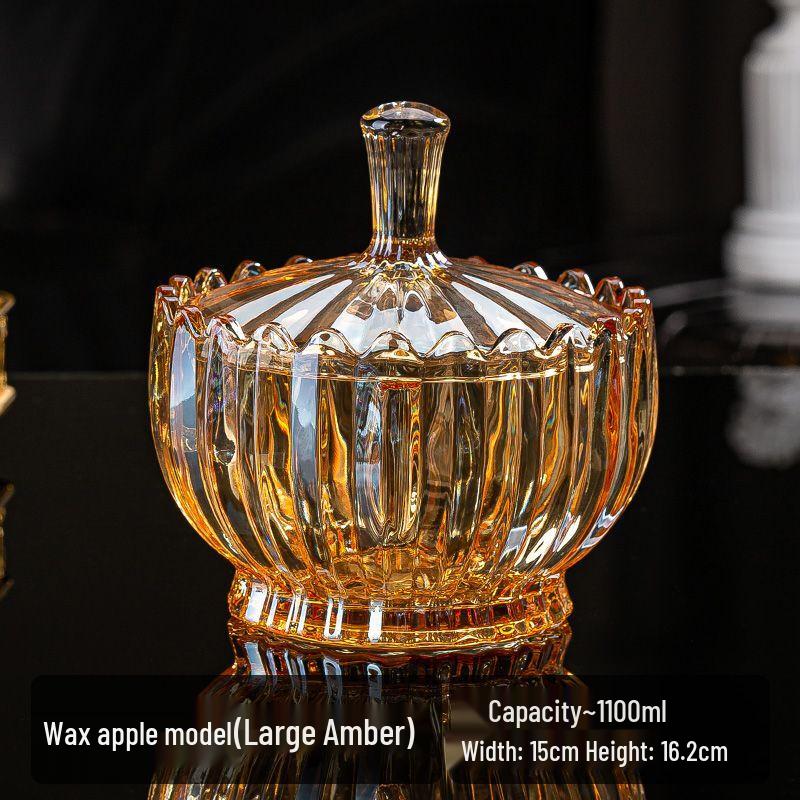 Electroplated Glass Candy & Storage Jar