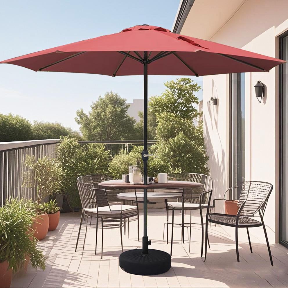 

Outdoor Sun Protection Umbrella with Central Pole for Courtyards and Balconies 2.7m (without swivel, no base)