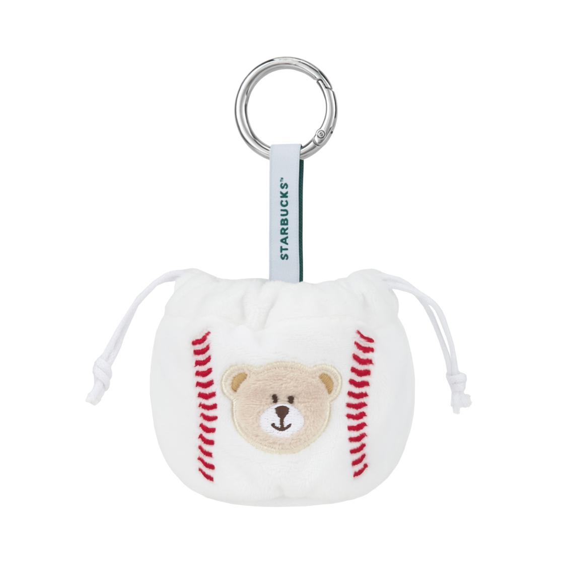 Starbucks x KBO Baseball Drawstring Pouch Keyring ONE SIZE