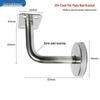 Soporte de Pared Diungzhi201 de Acero Inoxidable para Pasamanos de Escalera, Grado 304
