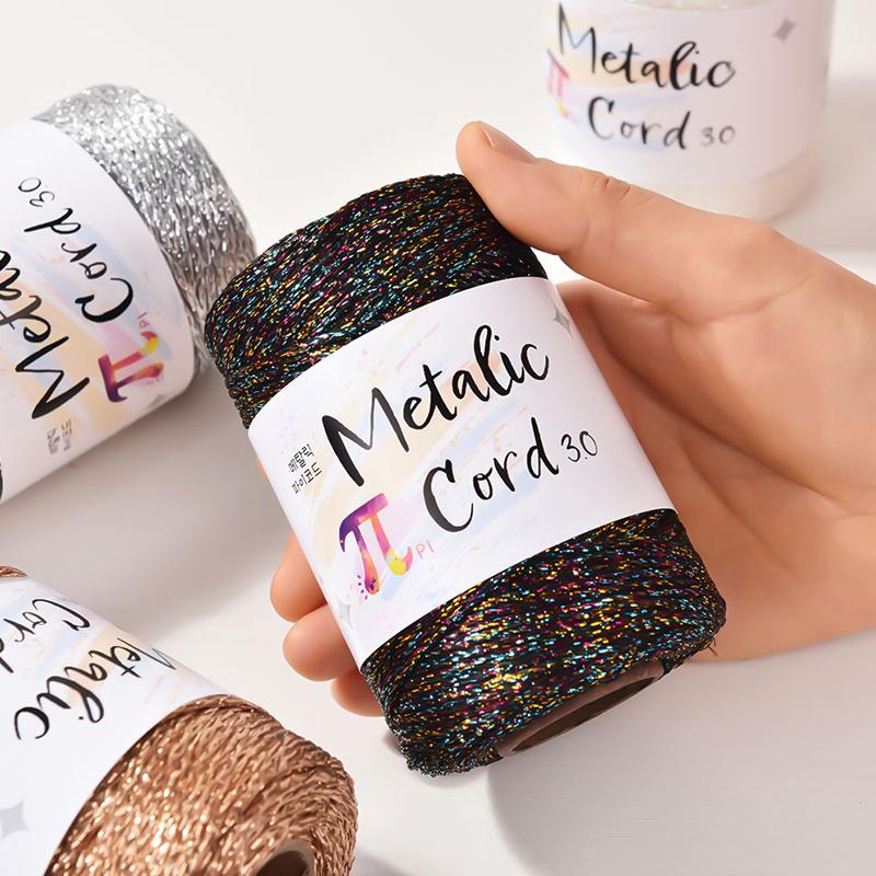 100M/Roll 3MM High-end Gold and Silver Wire Christmas Decoration Hook Bag Handmade Hollow Core Thread DIY 100M Silver Wire