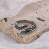 925 Sterlingsilber Ringe Mode Hip Hop Vintage Paare Kreatives Flügeldesign Thai Silber Party Schmuck Geburtstagsgeschenke