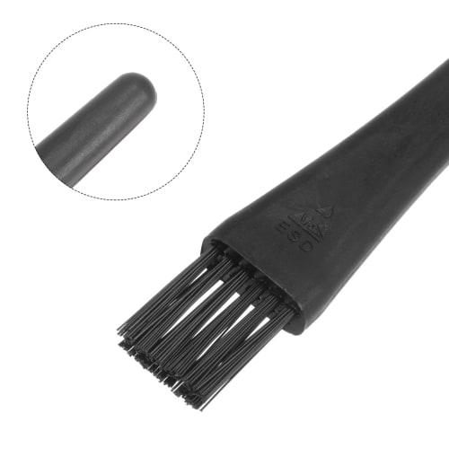 uxcell ESD Brush, Laboratory Cleaning Brush, Anti-Static Brush with Portable Plastic Handle, Nylon for Keyboard, PCB, BGA Repair, 18x14mm, 4 Pieces
