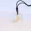 Crystal Dragon Carving Purification and Good Fortune Amulet Magatama Power Stone Adjustable Unisex [KOAI] Necklace, Length,