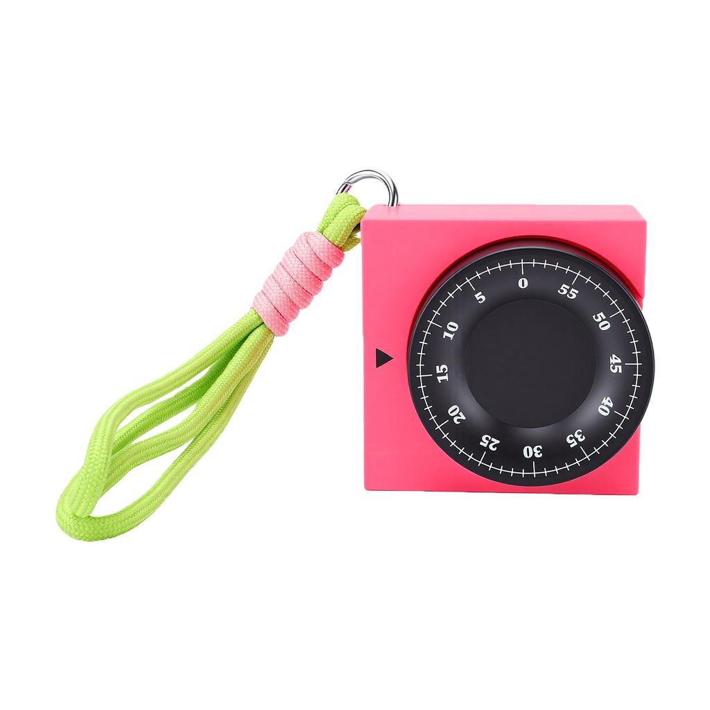 Küchenuhr mit gewebtem Lanyard, geruchlos, verschleißfest, mechanische Schreibtischuhr zum Kochen, Fitness