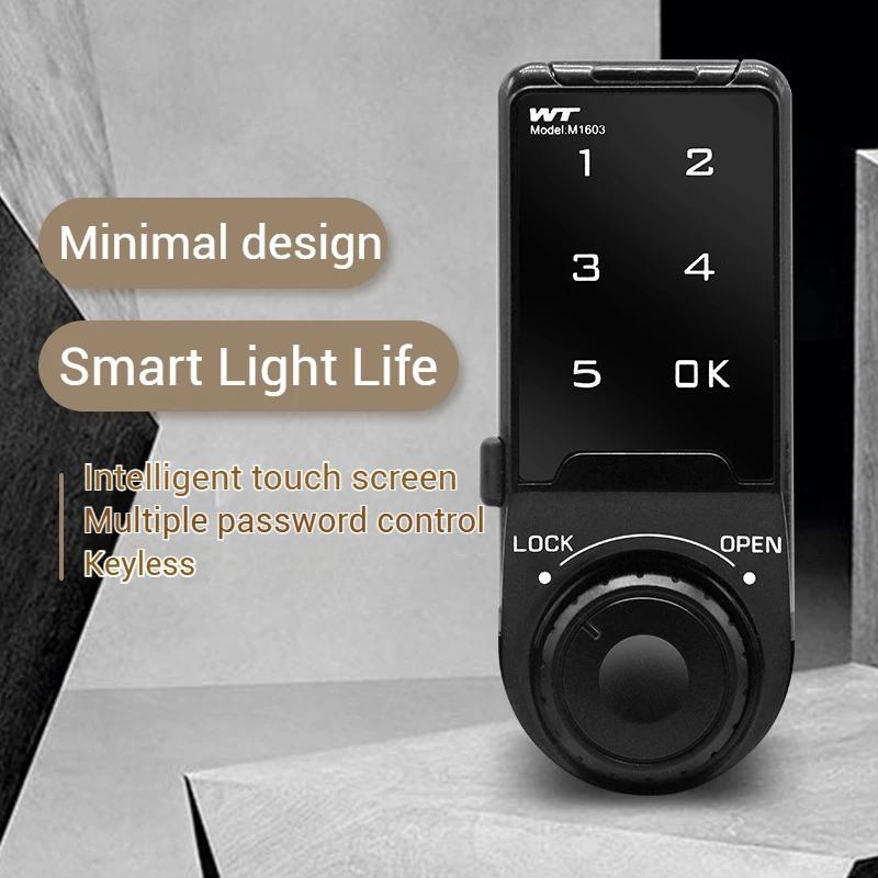 ZEXEF Smart Touch Keypad Digital Password Code Cabinet Drawer Lock Digital Electronic Security Cabinet Coded Locker