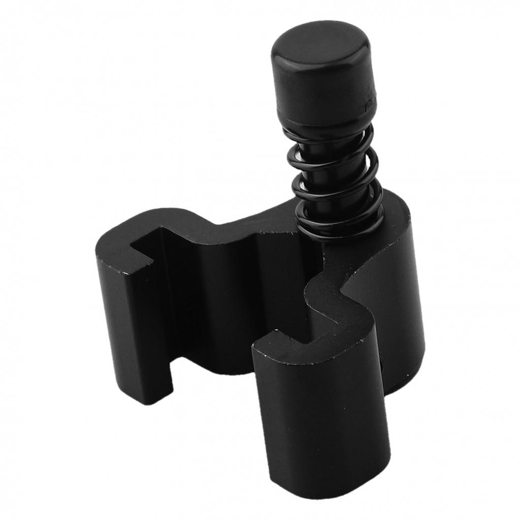Adjustable Barn Door Stopper Aluminum Black Double Pulley