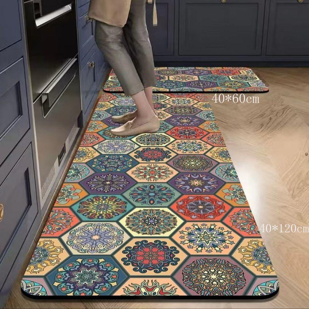 High Quality Absorbent Kitchen Floor Mat Non-slip Quick-drying Doormat Thickened Bathroom Mat Household
