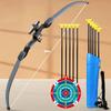 New 92cm Bow And Arrow Toy Set For Children Archery Practice Recurve Outdoor Sorts Shooting Toy with Target Boys Kids Gifts