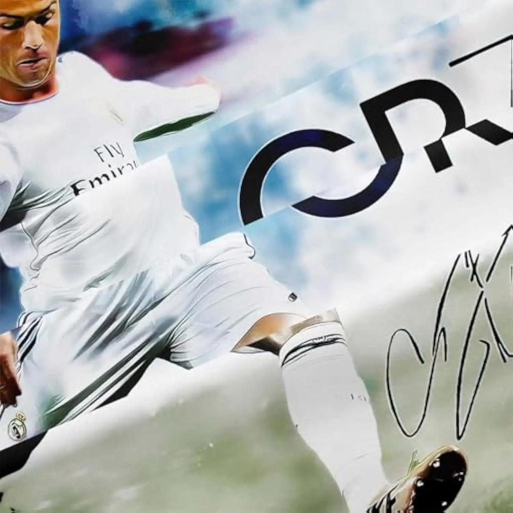 CR7 Kids Soccer Duvet Cover Set Football Stars 2/3pcs Bedding Set for Bedroom Decor Queen King Best Gifts