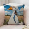 Funny And Cheerful Duck Pillow Case Pillowcase Doublesided Printed Sofa Cushion Bedroom Headboard Pillow
