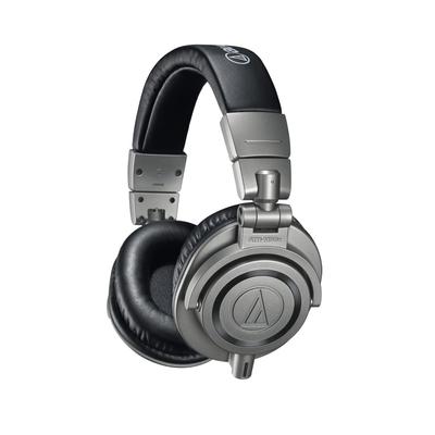 Profesionální monitorová sluchátka Kabelová sluchátka Vyhrazené pevné pouzdro součástí dodávky Gunmetal Grey Audio-Technica ATH-M50xGM
