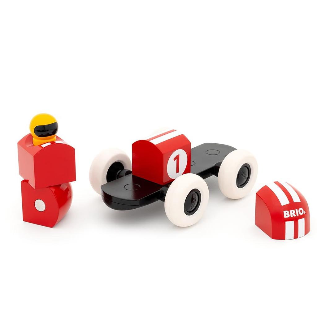 BRIO Magnetic Racing Car (vehicle, Race Car) 30485 (12 Months ~)