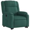 Recliner with Rising Aid Dark Green Fabric