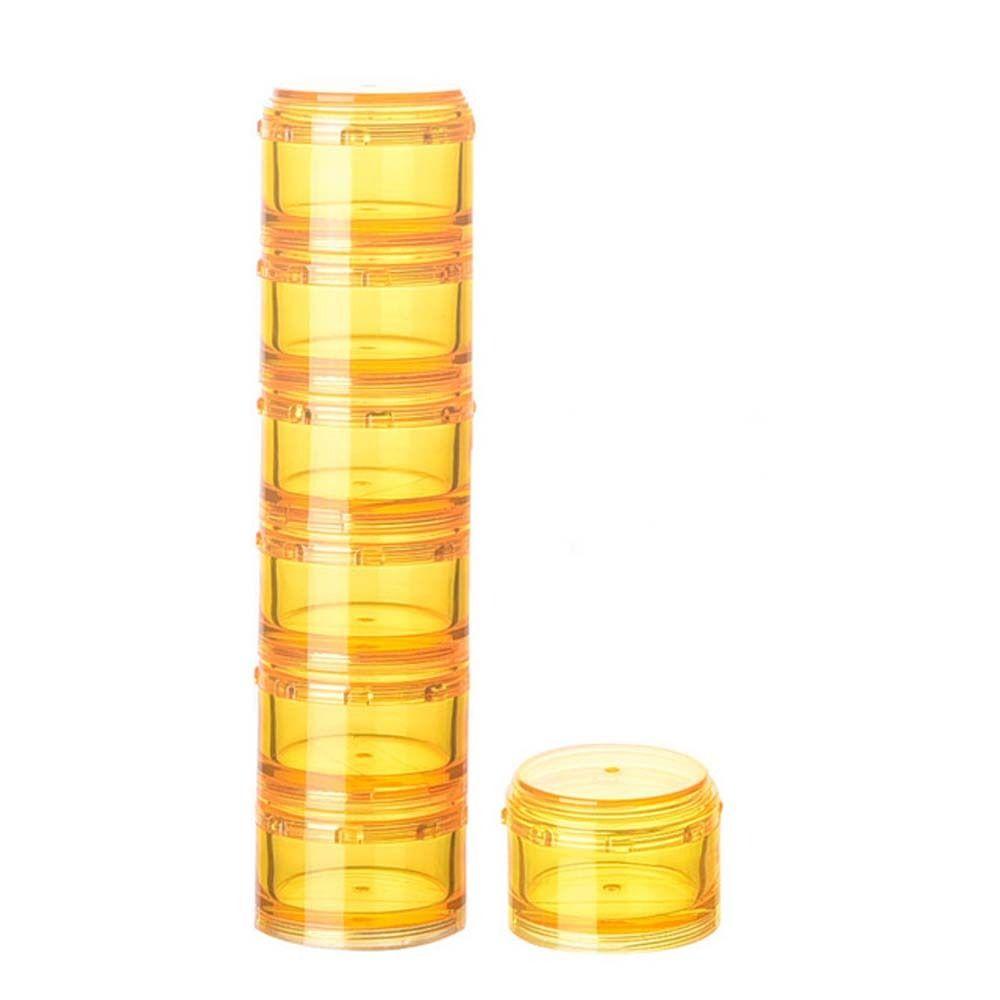 Přenosný Úložný Kontejner s Přihrádkami na Řezání Úložný prostor na Šperky Dávkovač Pilulek 7denní Dávkovač Pilulek Cestovní Pouzdro na Pilulky Organizér na Léky