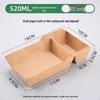 Miao Jia Yi Einweg Kraft Doppelkammer Food Boat Box